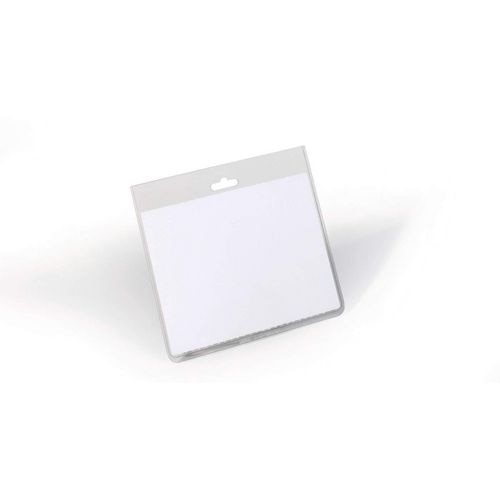 Durable naambadge 8135 90x60mm transparant gesloten