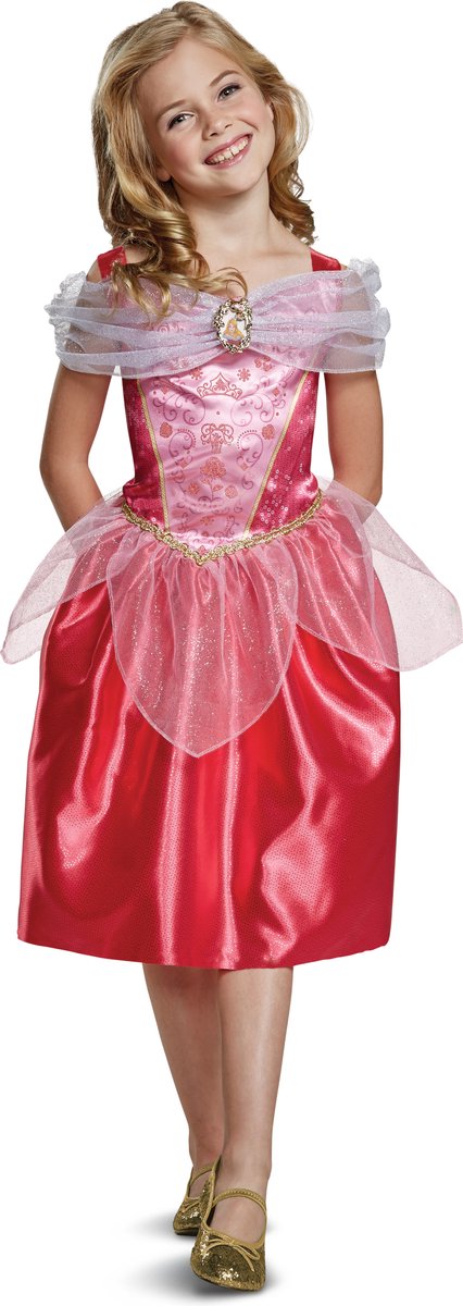 Disguise disney prinses - sleeping beauty, doornroosje classic , maat xs (3t-4t jaar), meisjes