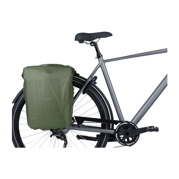 Basil dubbele fietstas move mik 30 liter 16 x 27 x 38 cm - zwart