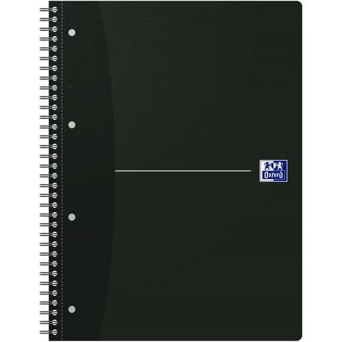 Collegeblok oxford a4+ zwart