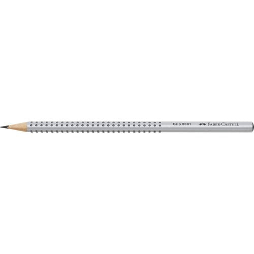Potlood faber-castell grip 2001 2b zilver
