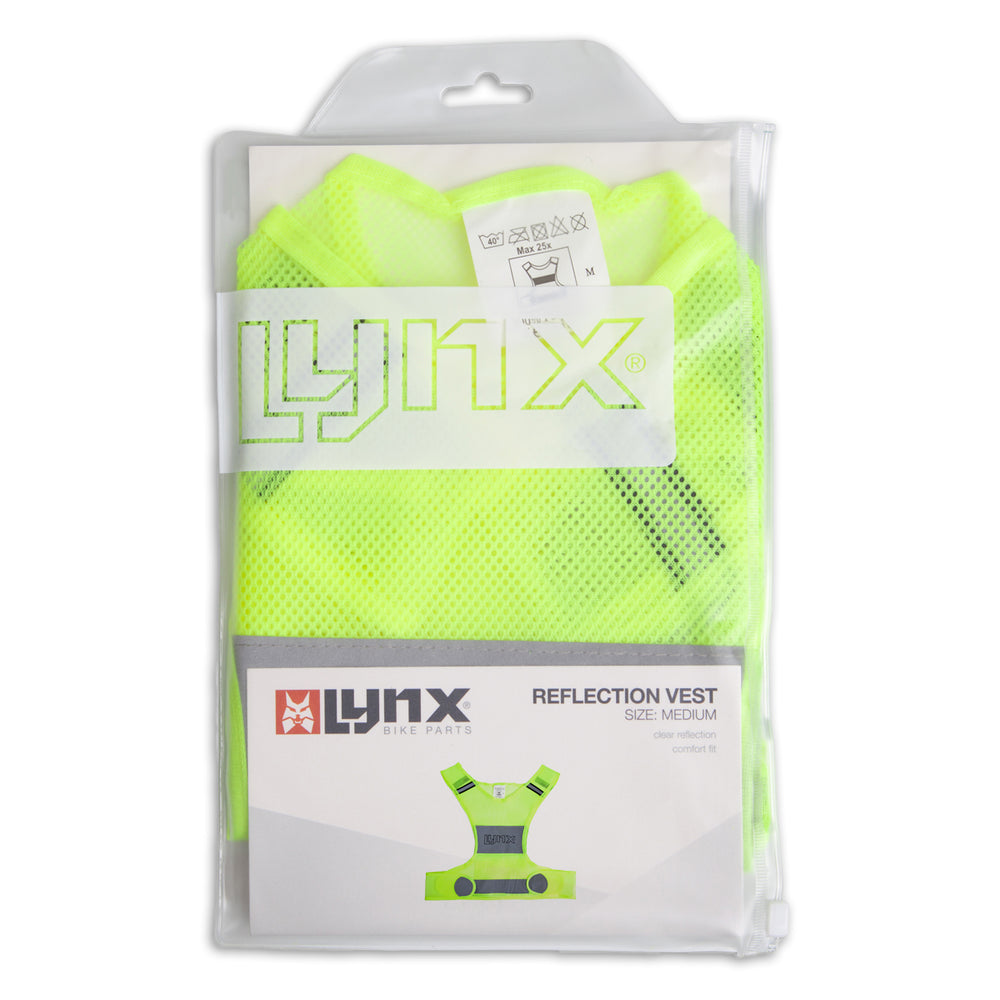 Reflectievest unisex geel maat M