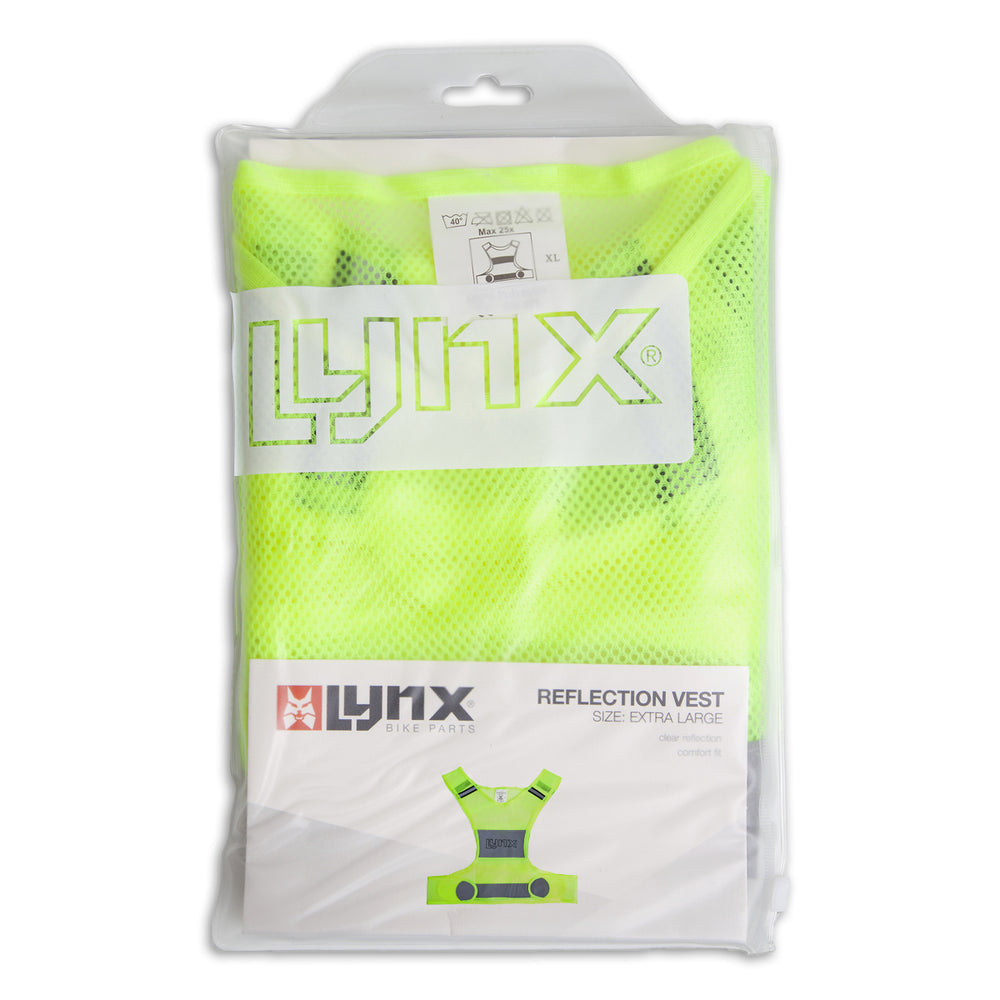 Reflectievest unisex geel maat XL