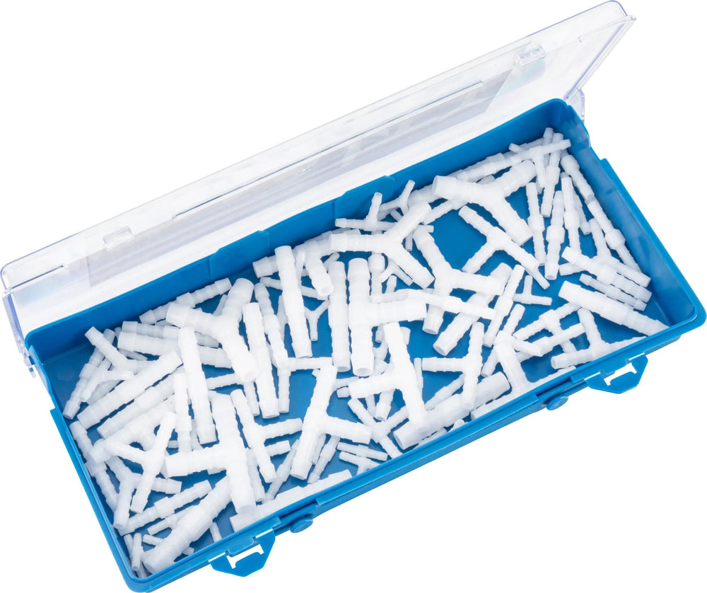Condor slangkoppeling 9145 hose connector-sort. 105 pcs.