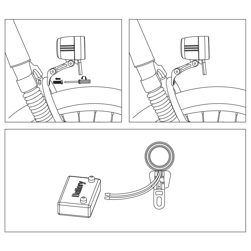 Phare E-bike Max+ 100 Lux