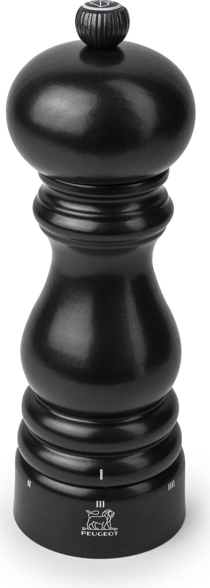 Peugeot paris zoutmolen 18 cm - satijnzwart - u'select - zirlion maalwerk
