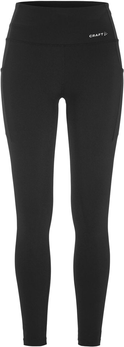 Craft essence tights 3 w dames sportlegging - zwart s