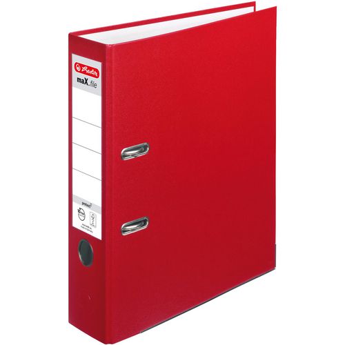 Abi ordner maxfile protect herlitz a4 80 mm rug rood