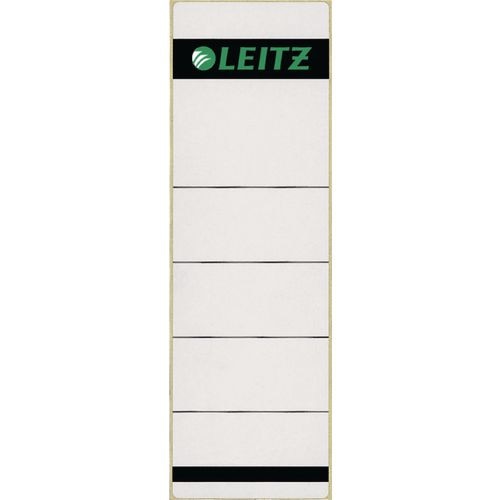 Ordnerrugetiketten leitz grijs 100 stuks papier