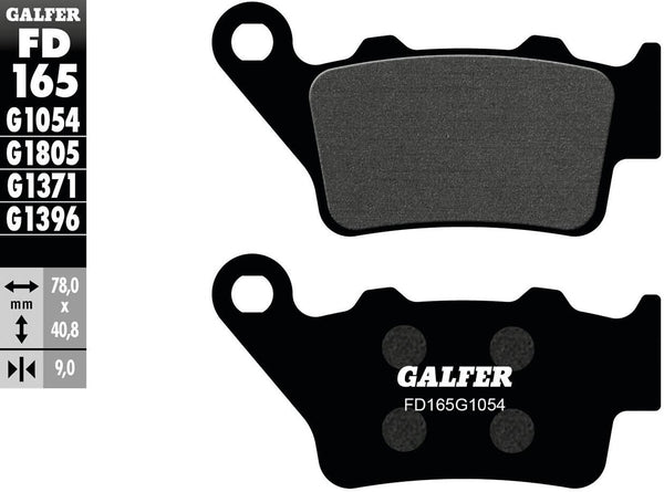 Galfer remblokken fd165 brake pad fd165 g1054 organic