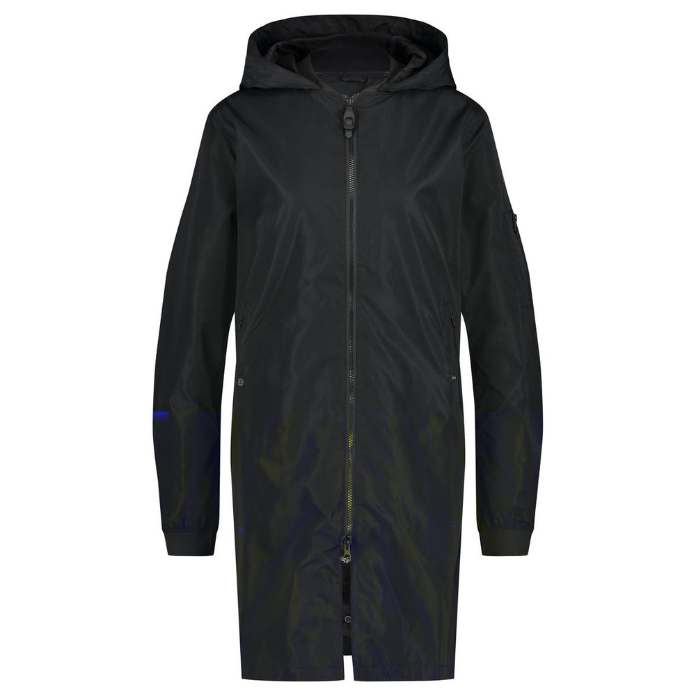 Puch lang bomber regenjas dames zwart