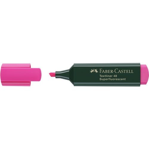 Tekstmarker faber-castell 48 roze 1-5mm