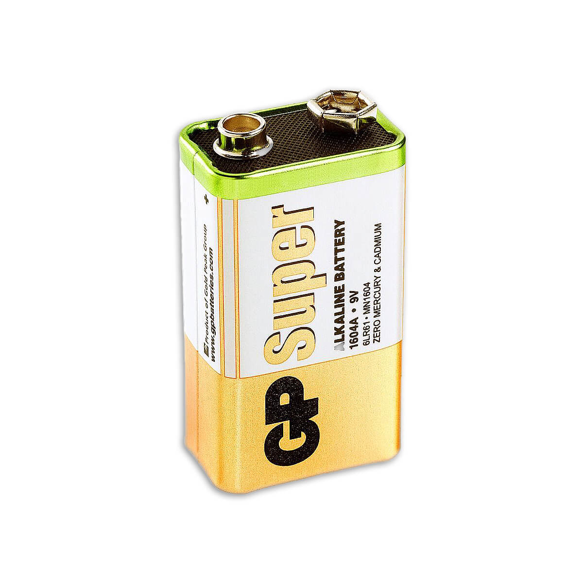Gp superalkaline 9v batterij 1pk