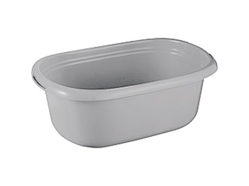 Sunware basic wasmand 40 liter zilver 65x44x25cm kunststof