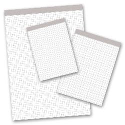 Ursus notitieblok wit a6 geruit 200 pagina's