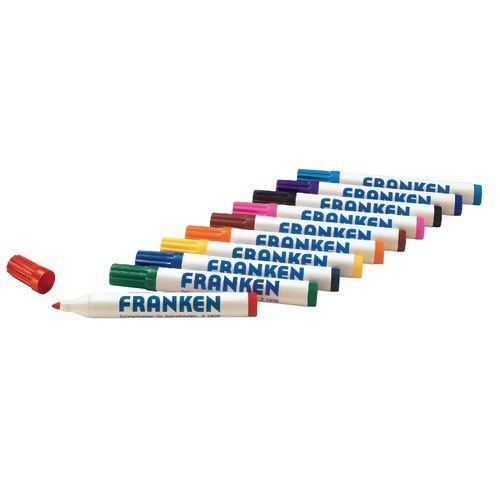 Whiteboard marker franken kleurenassortiment