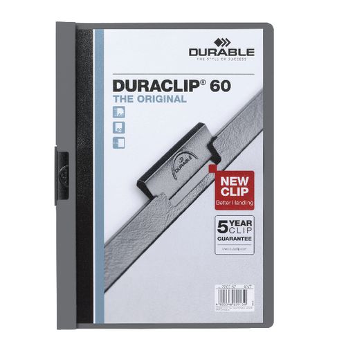Klemmap duraclip durable 2209 a4 220x307 blauw
