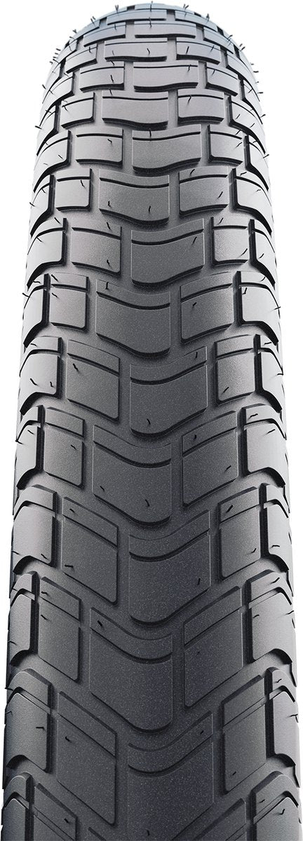 Schwalbe motion big apple - wired - addix green - raceguard - 24x2.15 - black + reflex