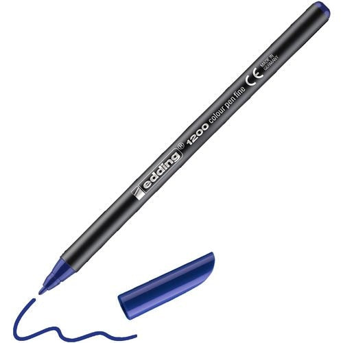 Viltstift 1200 0,5 - 1 mm blauw 10 stuks