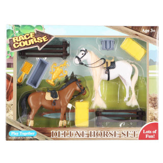 Paardenspeelset met accessoires