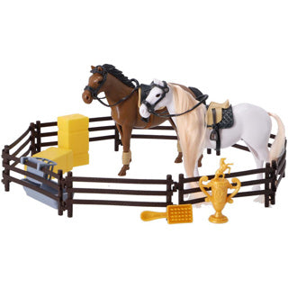 Paardenspeelset met accessoires