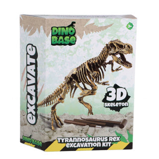 Dino basis dinobase dino uitbikken t-rex 3d set