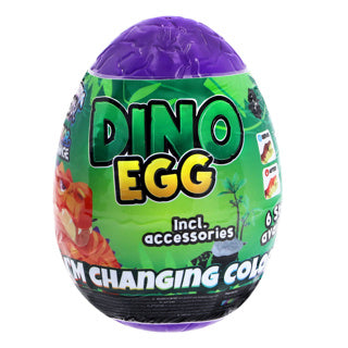 Geweldig coole ei kleur veranderende dino 6 assorti met accessoires