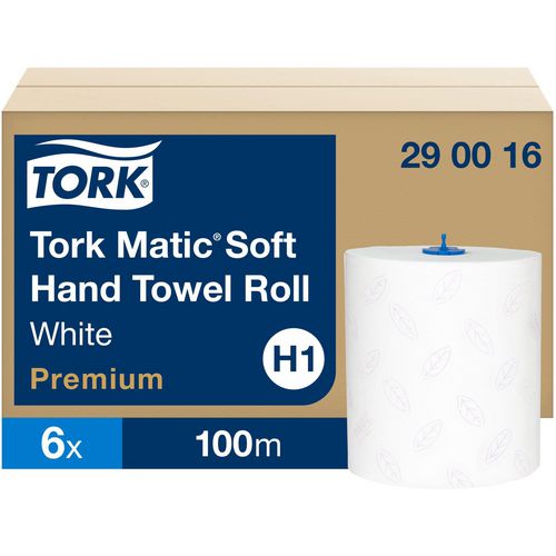 Handdoekrollen tork 100mx21cm 2-laags