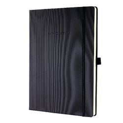Notitieboek sigel chamois papier 80g m2 21x29,7cm ruit 5x5mm geribbeld 194blz