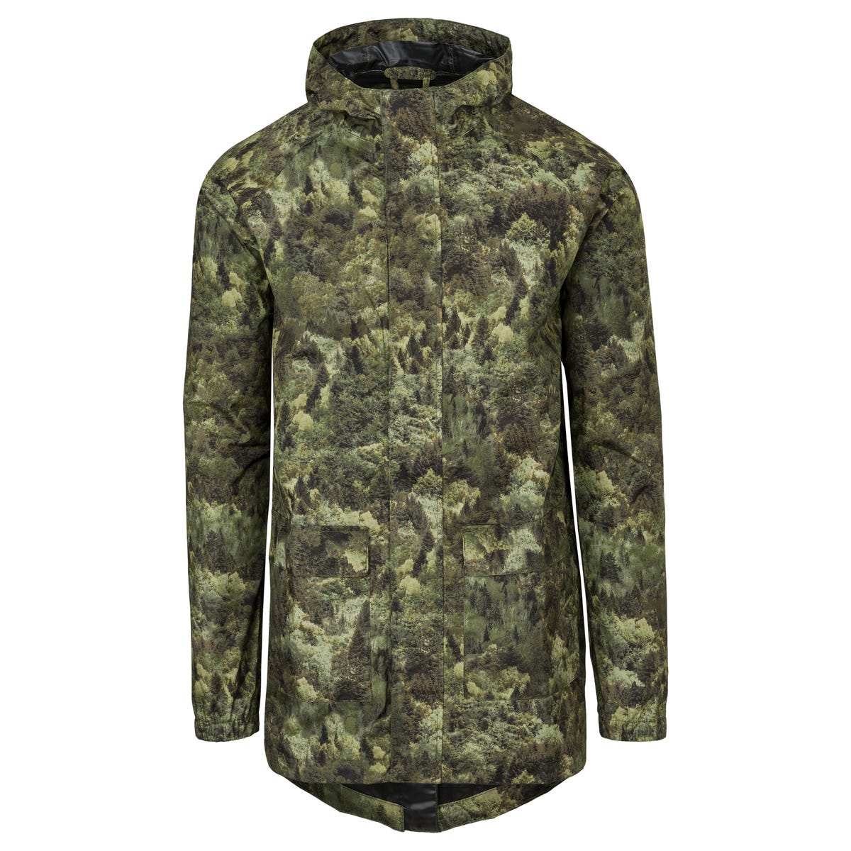 Motion rain parka regenjas urban outdoor leopard