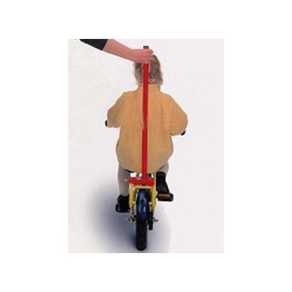 Barre de poussée pour vélo d'équilibre - rouge