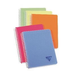Spiraalschrift clairfontaine linicolor a5 kleurenassortiment 90gms