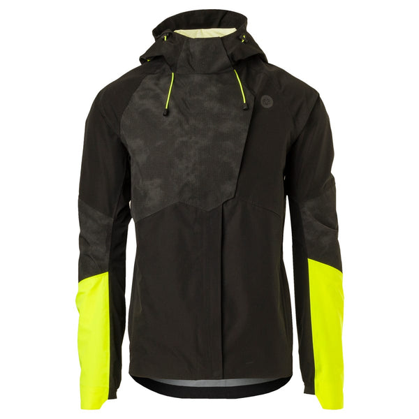 Puch tech regenjas commuter heren hi-vis reflectie hi vis zwart