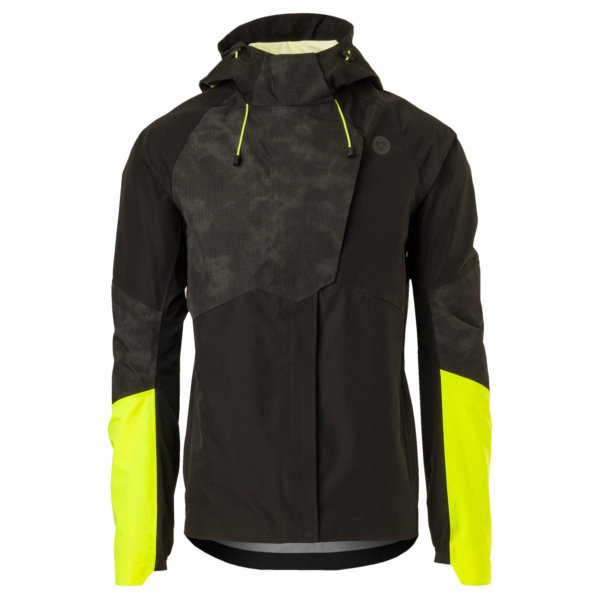 Puch tech regenjas commuter heren hi-vis reflection black