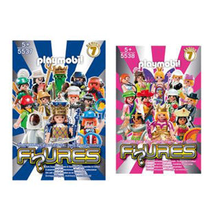 Playmobil minifiguren jongen meisje display