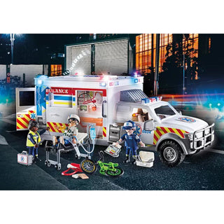 Playmobil 70936 reddingsvoertuig: Amerikaanse ambulance