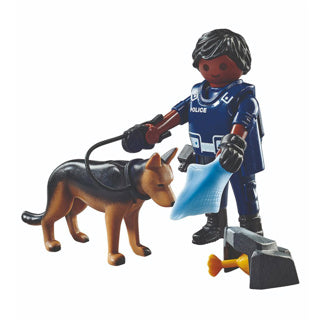 Playmobil 71162 politieagent met speurhond | 2 stuks