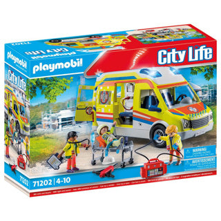 Playmobil city life ambulance met licht en geluid - 71202