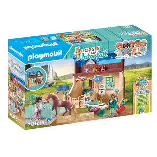 Playmobil Paarden van Waterval Paardrijtherapie Dierenartsenpraktijk 71352