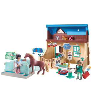 Playmobil Paarden van Waterval Paardrijtherapie Dierenartsenpraktijk 71352