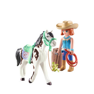Playmobil Paarden van Waterval Ellie en Sawdust Speelset 71358