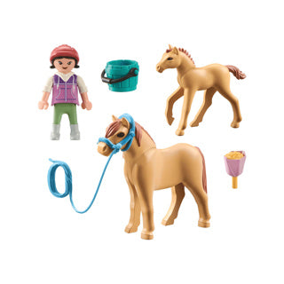 Playmobil 71498 paarden van waterval soort met pony
