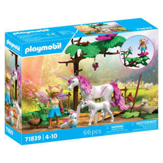 Playmobil magische eenhoornstal voor moeder en veulen - 7184