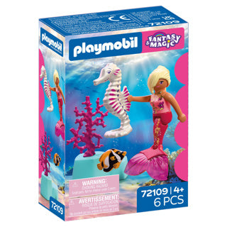 Playmobil 72109 zeemeermin met zeepaardje | 2 stuks