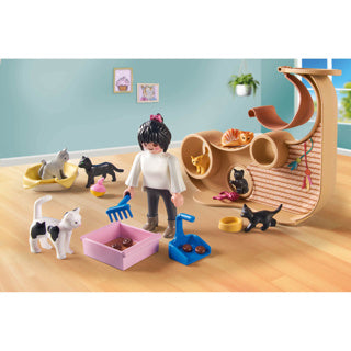 Playmobil 71744 kattencafé