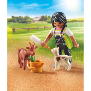 Playmobil 71759 vrouw met geiten | 2 stuks