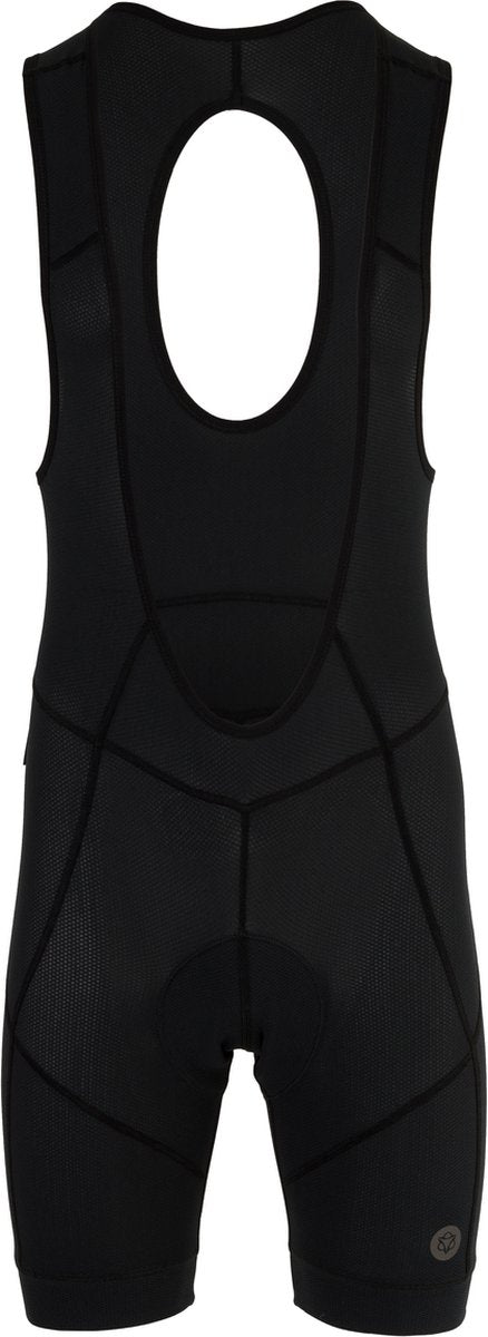 Agu venture liner mtb fietsbroek heren - met bretels - met zeem - zwart - maat l