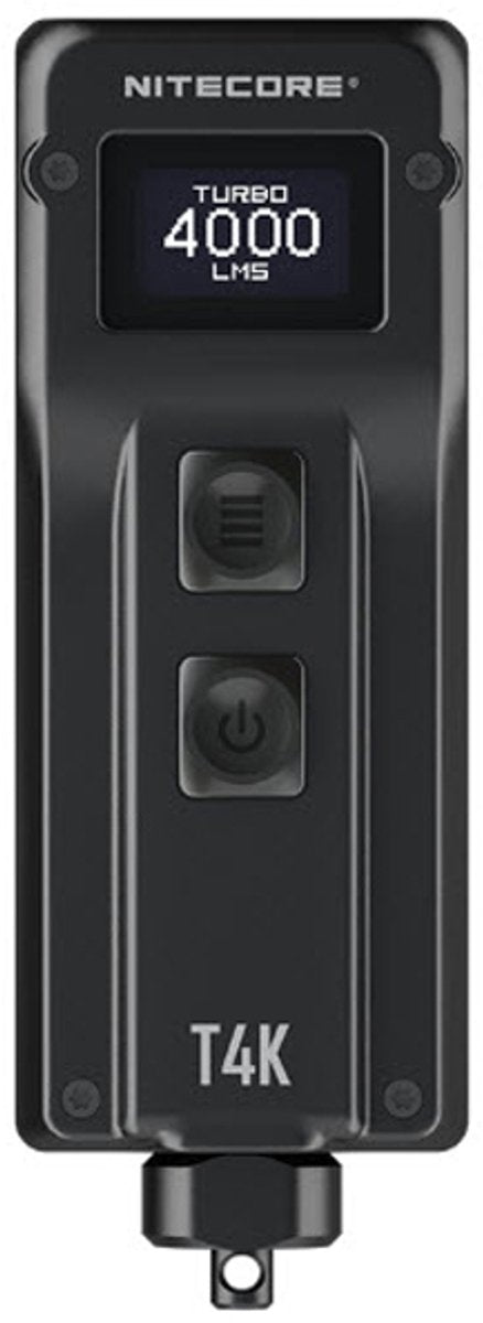 Nitecore t4k zaklamp werkt op een accu led 4000 lm 77 g