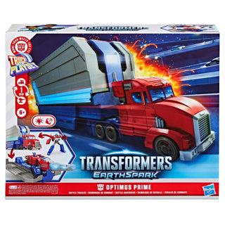 Hasbro transformers earthspark optimus prime battle trailer