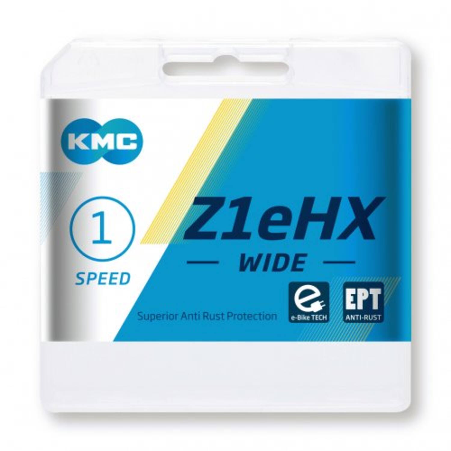 KMC Wide EPT Fietsslot - Z1eHX, 112s, 9,2 mm, Zilver
